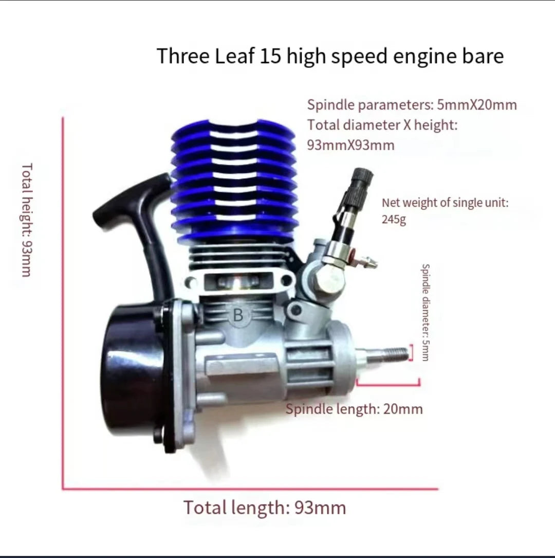 Rc Gasoline Car Accessories Fuel Oil Remote Control Car Model Oil Powered Gas Engine Methanol Machine Grade 15G 07G 25G