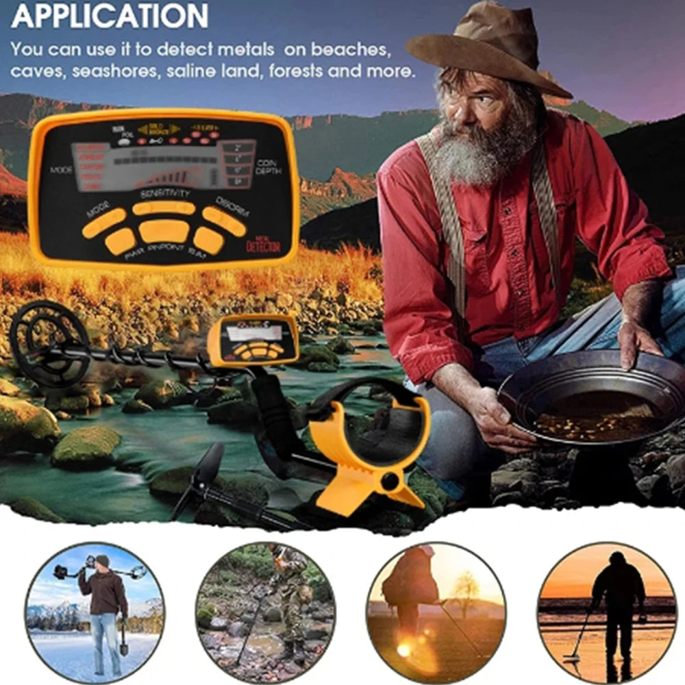 (Battery-free)MD6250 Professional Metal detector Underground Metal detector Hunter detects metals with high performance