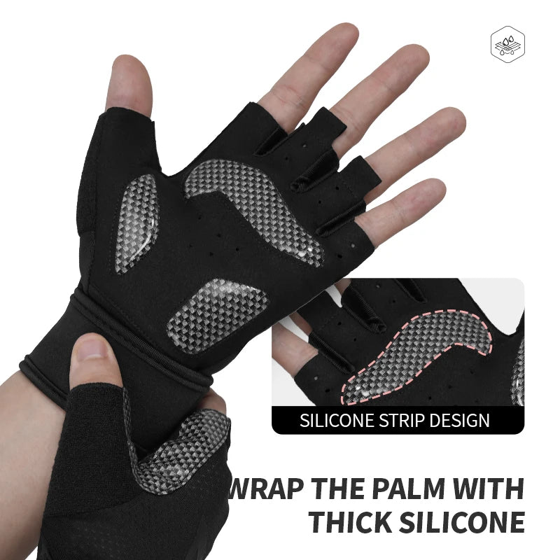 GOUNOD Gym Gloves for Men Women Fitness Weight Lifting Wristband Gloves Body Building Training Sports Exercise Cycling Glove