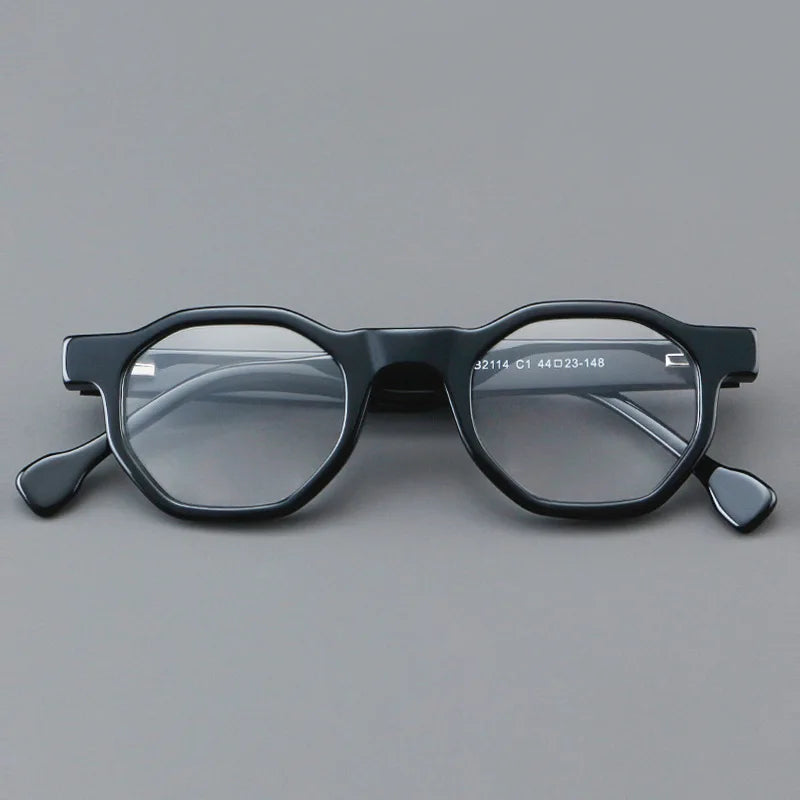 2024 New Plate Glasses Frames Retro Polygonal Men And Women Glasses Frames Round Frame Optical Prescription Glasses Frames 2114