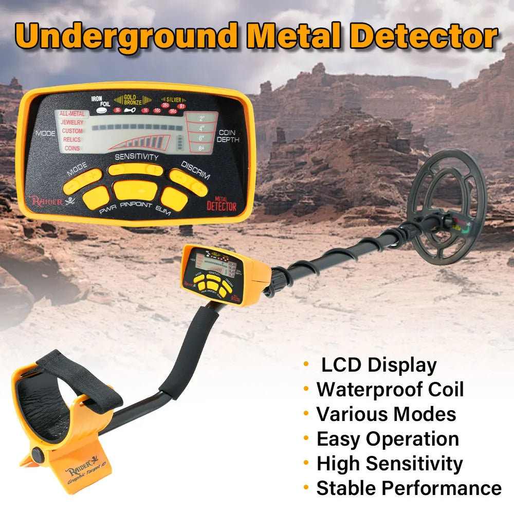 (Battery-free)MD6250 Professional Metal detector Underground Metal detector Hunter detects metals with high performance