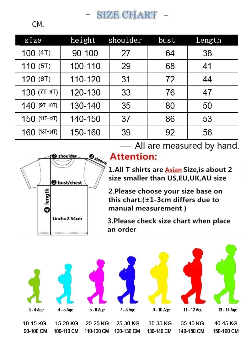 Summer Girls Casual T Shirts Fashion Printed Children's Short Sleeve Tops Kids Breathable Comfy Outdoor Tee Black Pink White