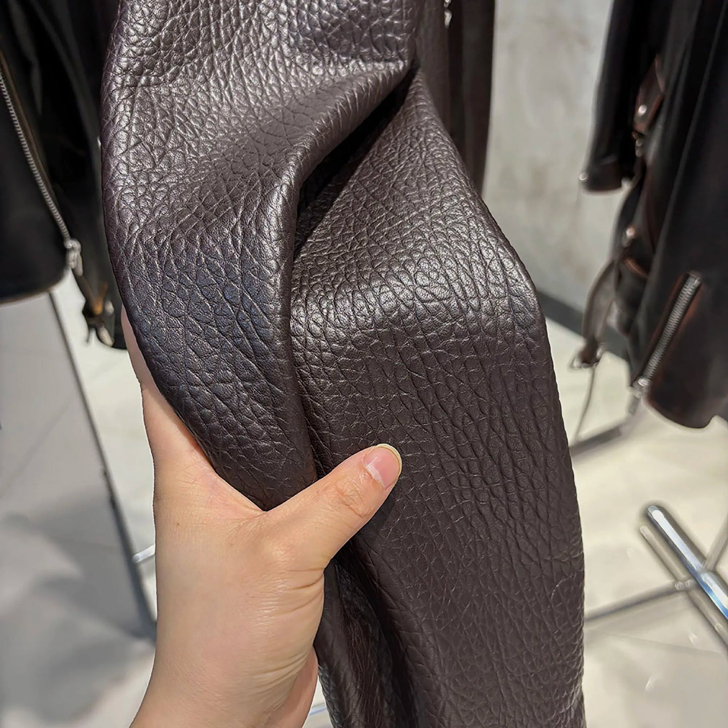 YOLOAgain Suede Leather Jacket Coat Women Real Leather Cropped Jacket Bomber Jacket 2025 Autumn