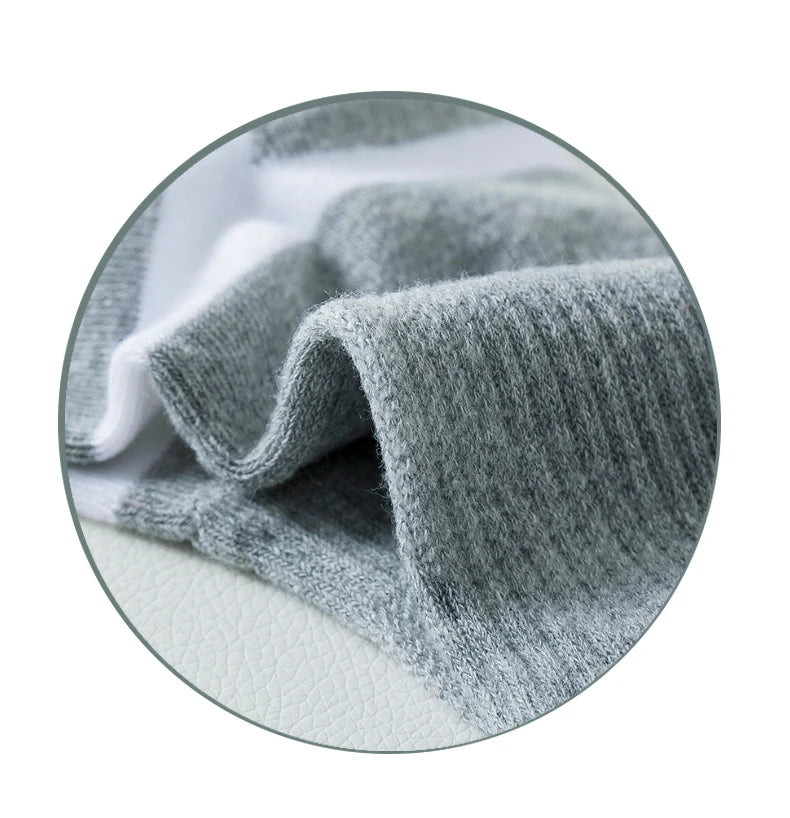 3/5/6 Pairs  Cotton Outdoor Sports Socks, Sweat Absorbing and Odor Resistant Cotton Running Basketball Socks, Trendy Socks