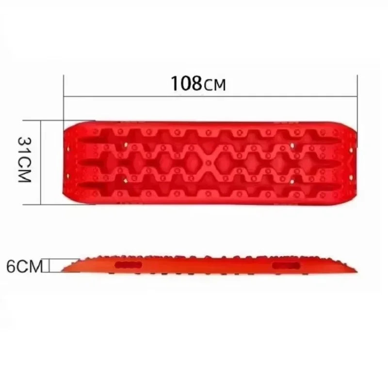 10T Car Off Board Snow Chains Self Rescue Anti Skiding Plate Self Driving Emergency Equipment Muddy Sand Traction Assistance