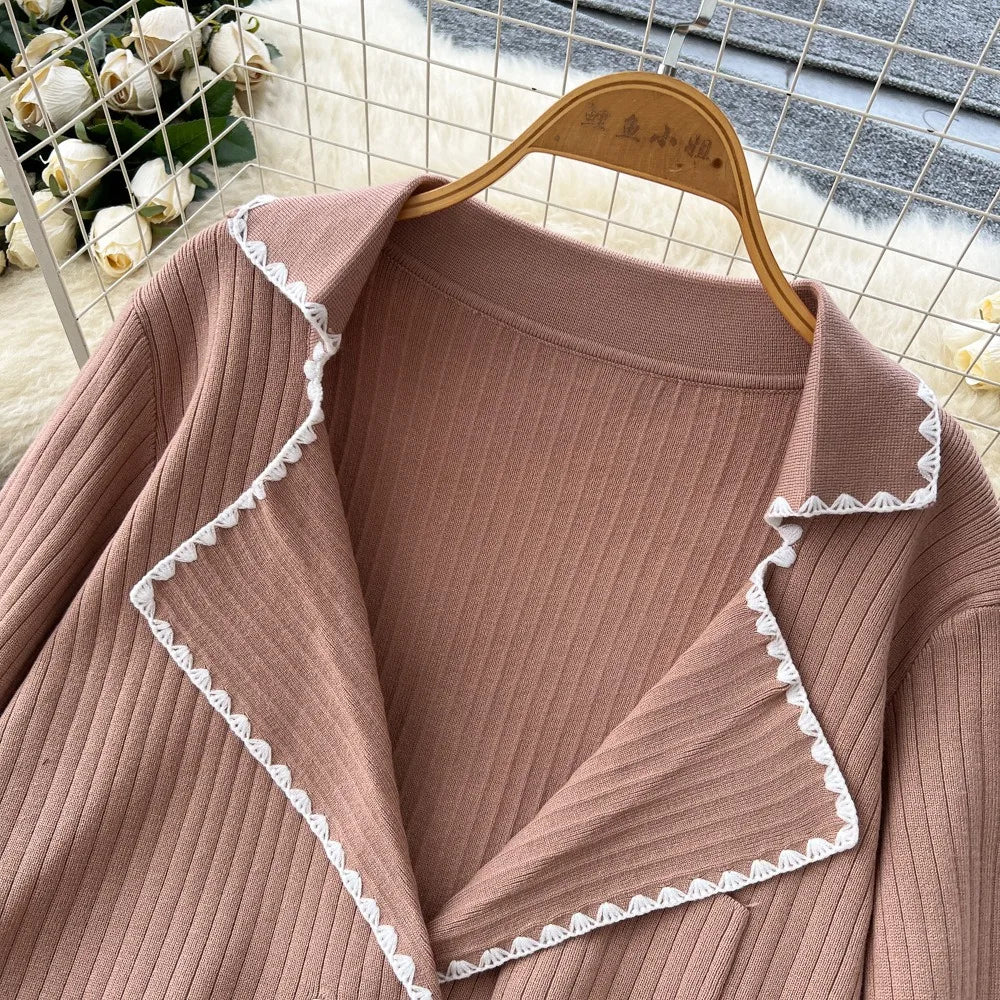 Pants Set Women Two Piece Sets Hooded Matching Sets Sweatshirts Long Pants High Waist Knitted Splice Y2k Casual Jogger 2025