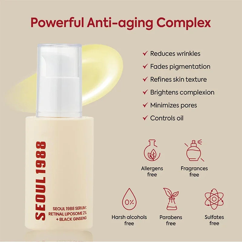 Korean Brand Skin Care Set Seoul 1988 Anti-aging Brightening Eye Cream Sunscreen Anti-wrinkle Essence Rice Cream Essence Water