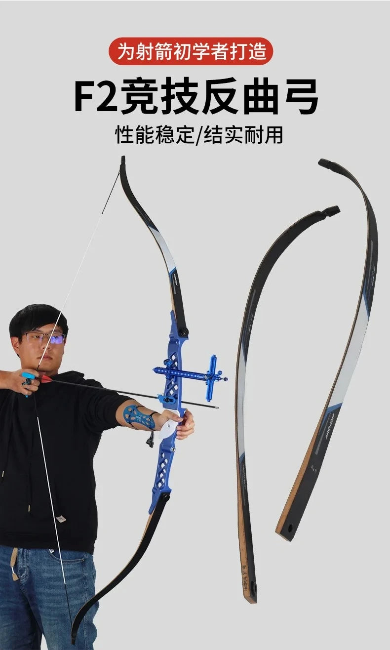 68 Inch Takedown Recurve Bow 16‑38Lbs Draw Weight Archery Equipment For Outdoor Sport Target Shooting Training Practice