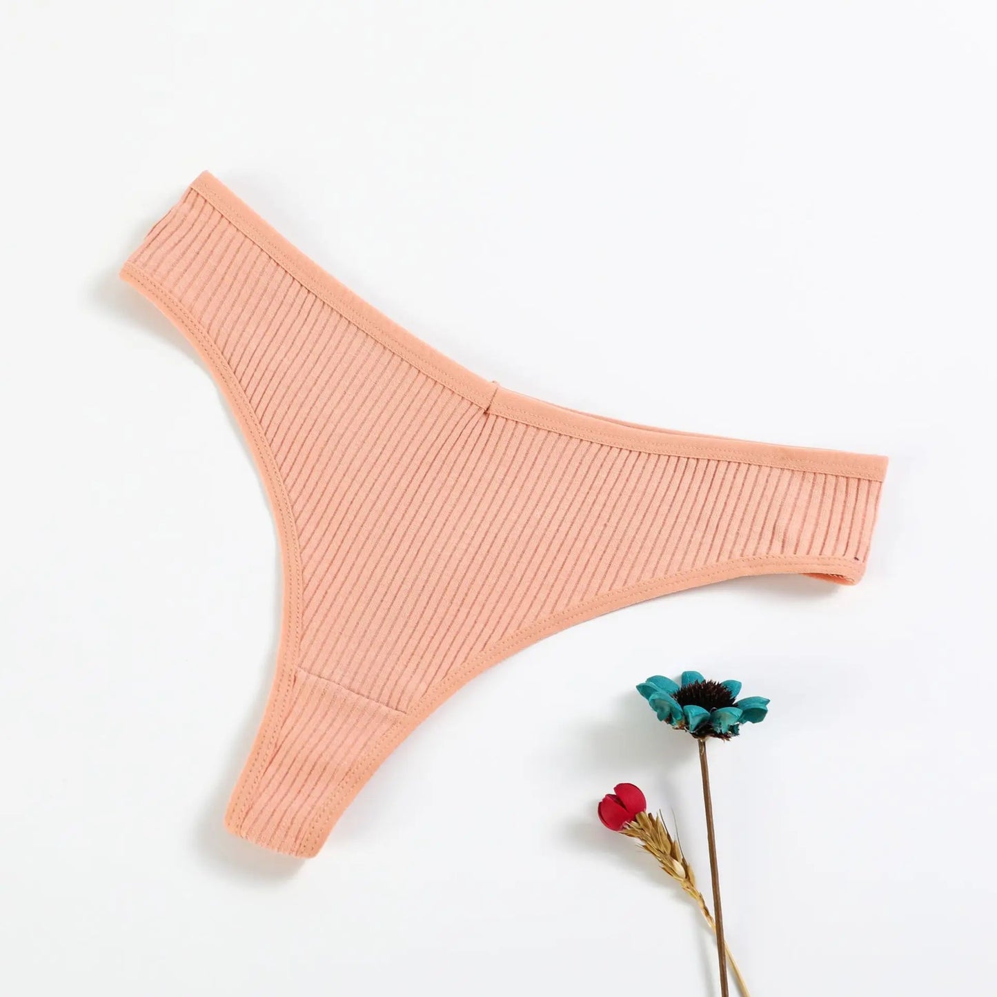 Ladies thong cotton comfortable underwear sexy panties low waist young girl thong solid color  lingerie shorts Woman clothes