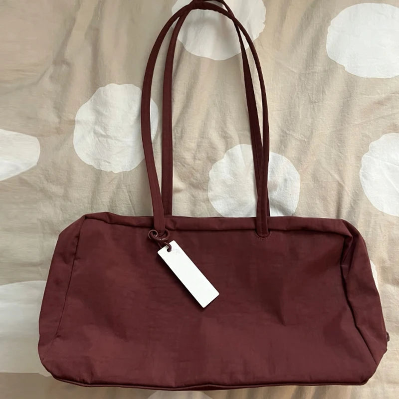 Casual Bowler Bags For Women Luxury Designer Handbags And Purses 2026 New In Polyester Circular Ornament Underarm Cloth Shoulder