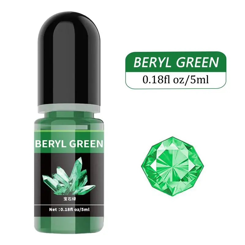 Epoxy Resin Pigment 5ml Liquid Epoxy UV Resin Dye Transparent Colorant For UV Resin AB Glue Coloring DIY Resin Art Jewelry Makin