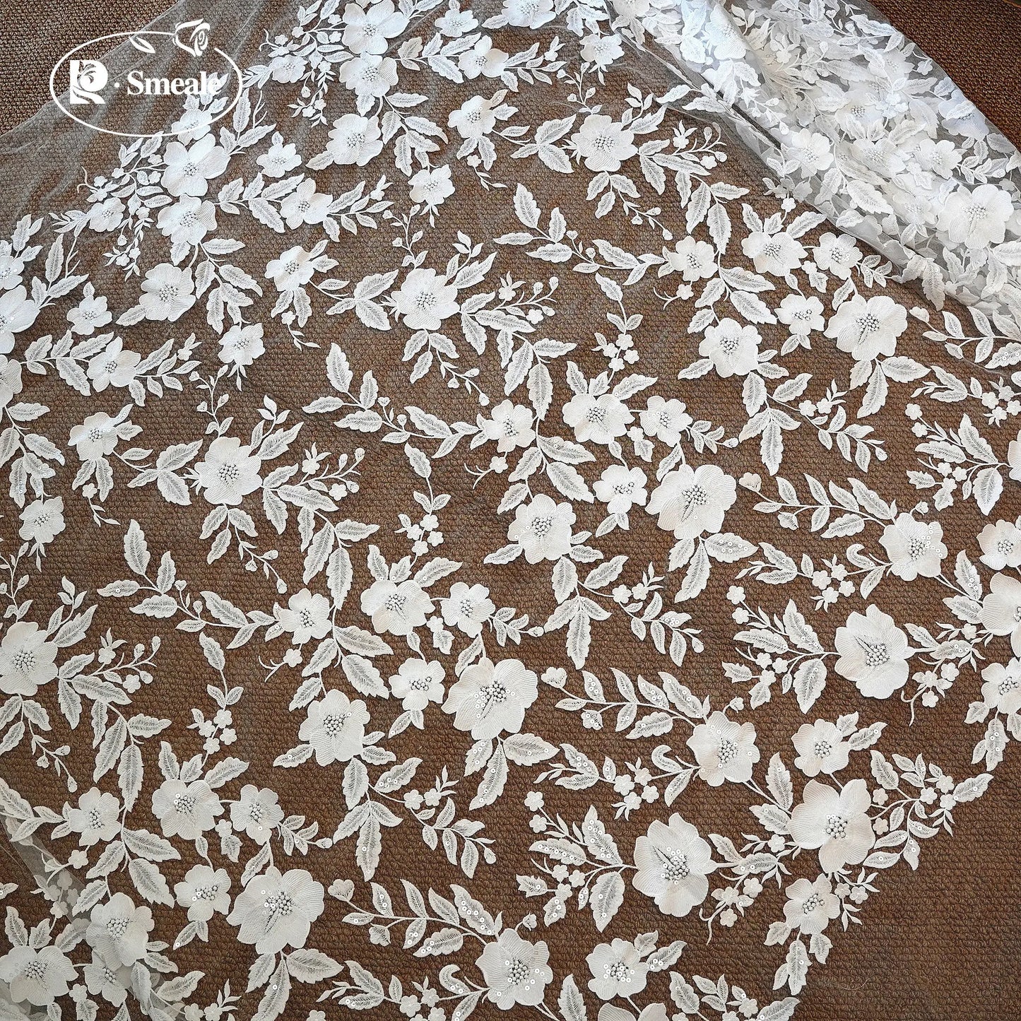 New Wedding Dress Headwear, Embroidered Sequins, Flower Cheongsam, Wedding Dress Tablecloth, Handmade DIY Accessories Decoration