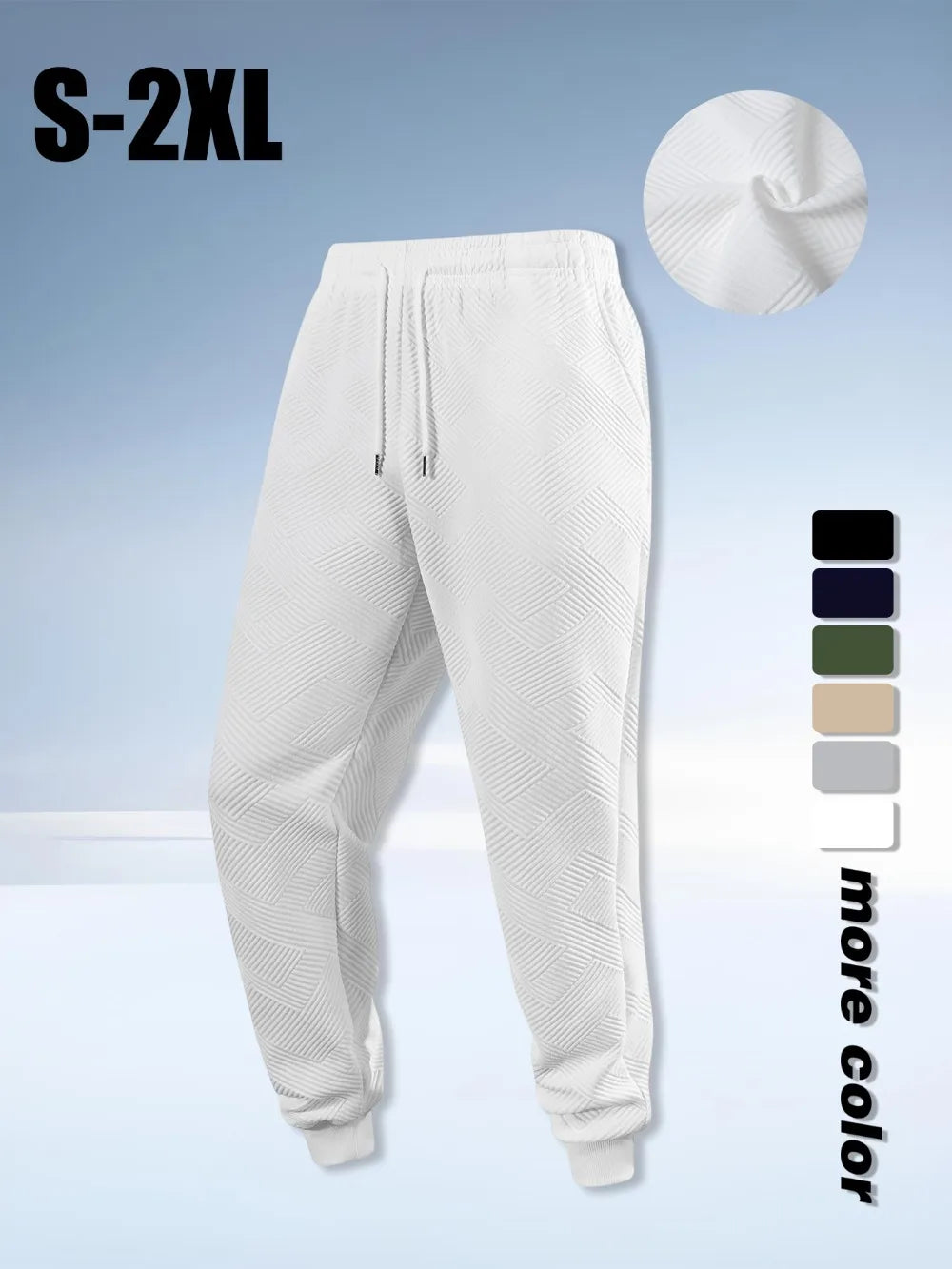 Men's Pants Autumn New Sport Jogging Trousers Fitness Loose Fit Clothing Solid Color Outfit Streetwear Pants Outdoor Streetwear