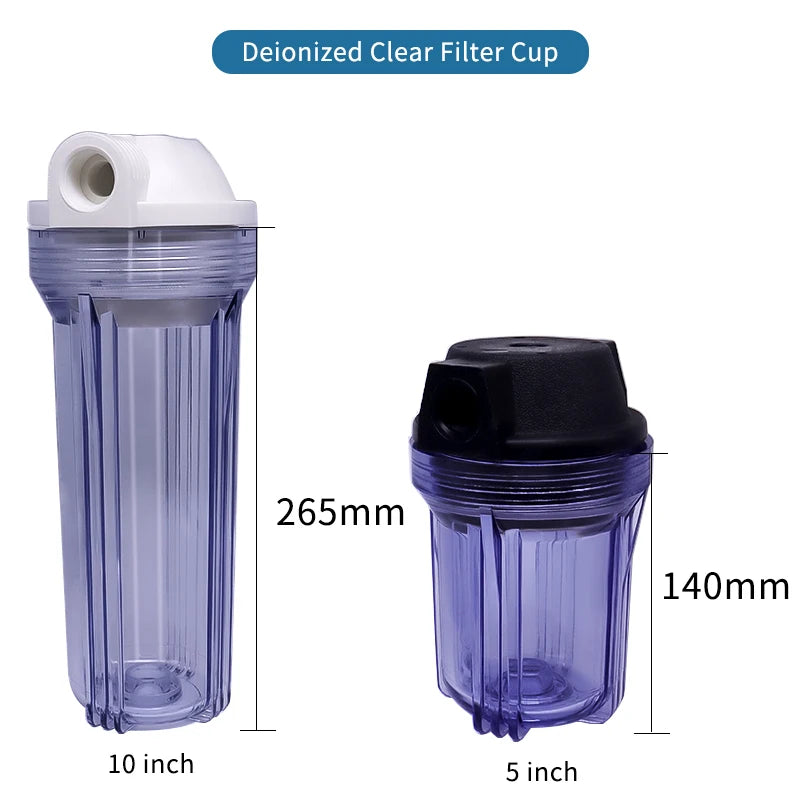 Filter Cartridge Water Purifier 5 / 10 Inch 5-Micron Sediment PP Cotton Wire Wound For Water Chiller CW5000 Water Filter System