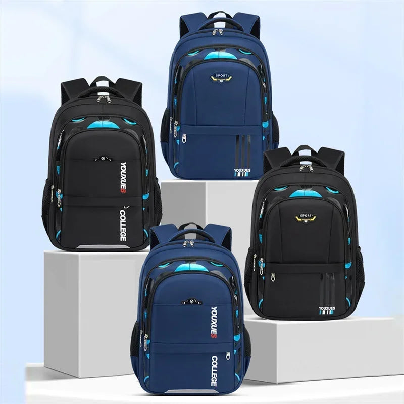 Waterproof Children School Backpack, Casual Primary Schoolbag Book Bag for Boys Daily School Use