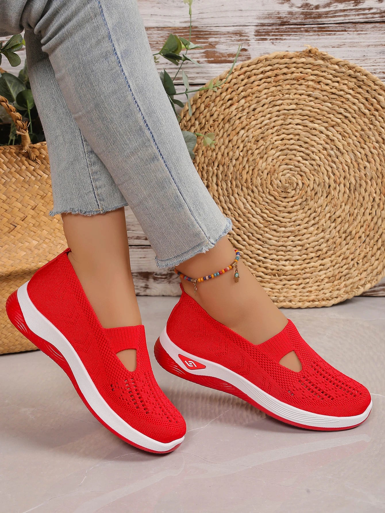 women's summer shoes - casual sneaker, simple, Lightweight, breathable, one-foot pedal women shoes sale shoes with free shipping