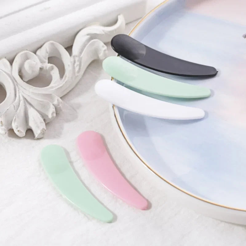 10/30/50/100PCS eye cream scoop crescent spoon facial mask stick spoon face cream spoon cosmetics packaging tool