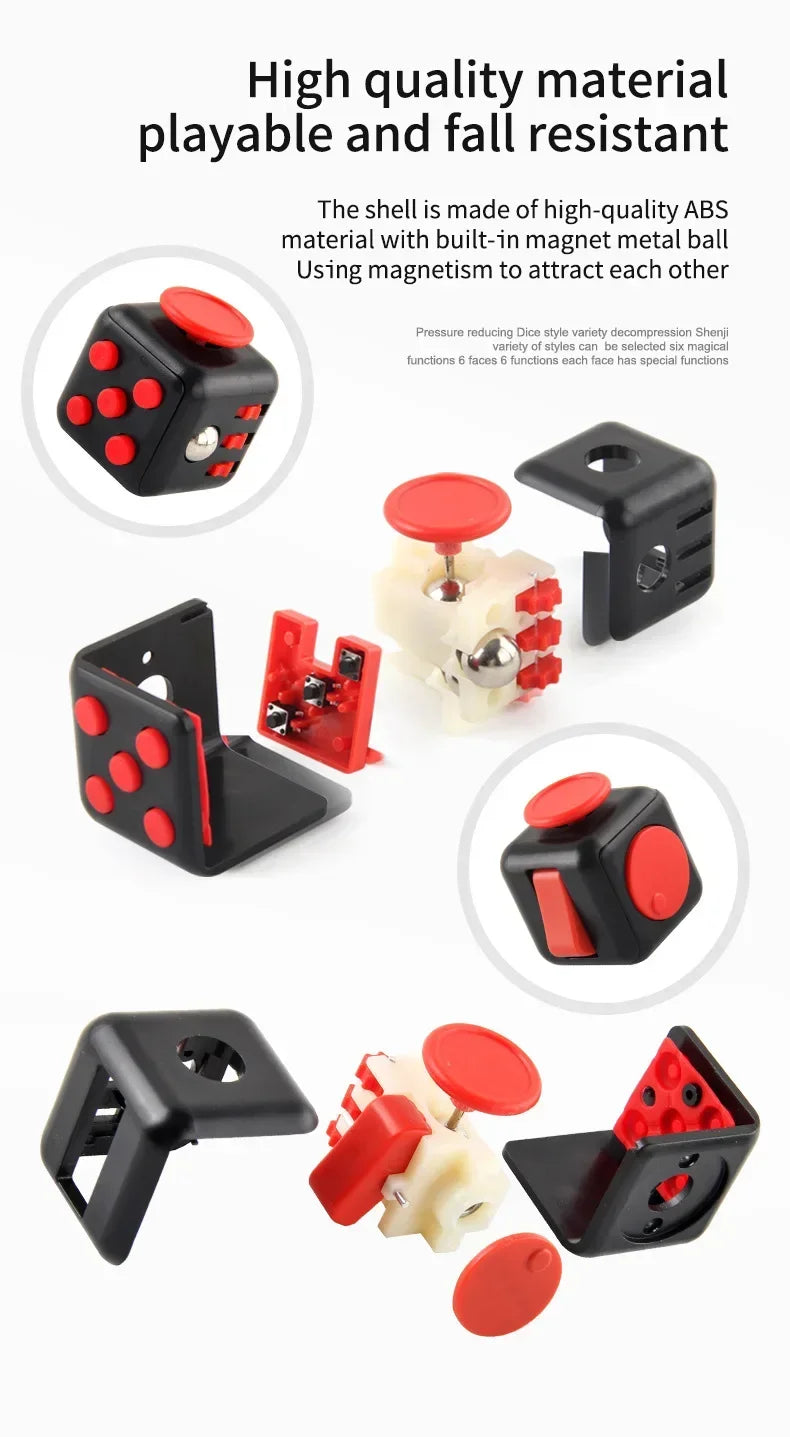 Sensory Relaxation Tool! Fingertip Gyroscope Autism ADHD Stress Relief Toy For Adults And Children Anti Anxiety