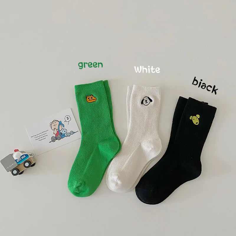 Clearance Sale 3 Pairs/Lot Spring Autumn Baby Children's Socks Multiple styles Girls Socks Boys Sports Socks