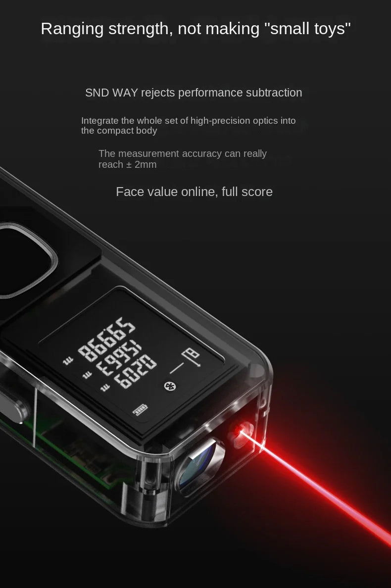 Mini Laser Distance Meter SNDWAY SW24A 25A 26A Digital Rangefinder LCD Screen Area Volume Perimeter Pythagorean Measurement