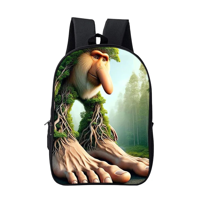 Cartoon Anime Game School Bag for Boy Girls Durable and Softback for Books Bag Italian Brainrot Children Backpack