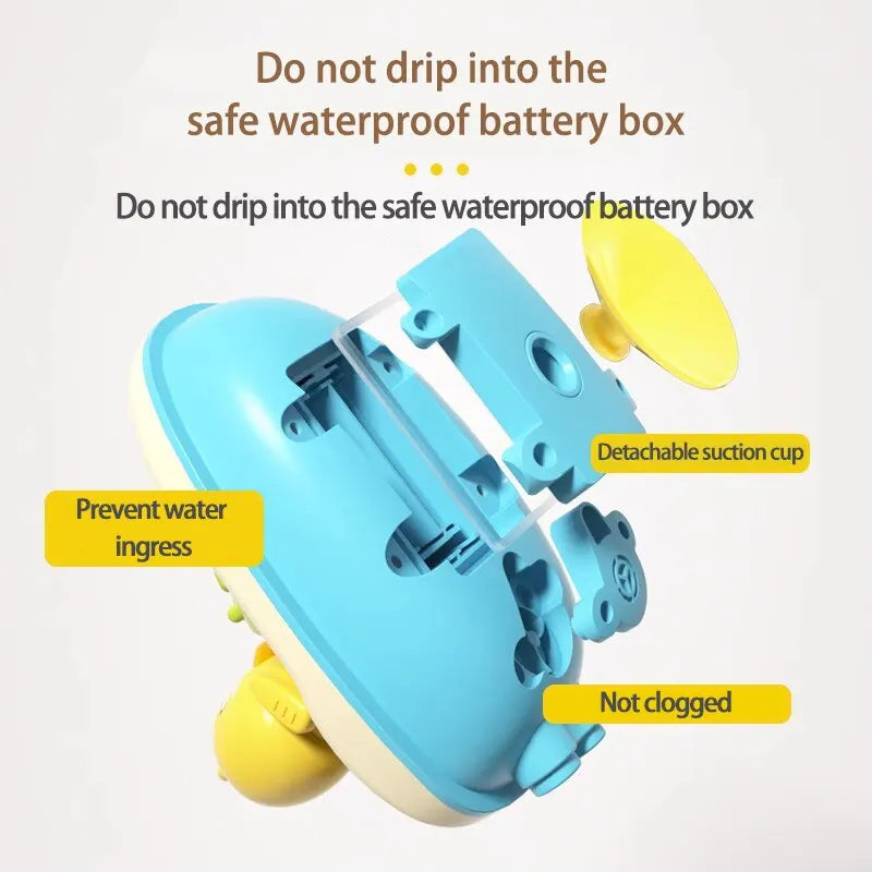 Baby Bath Toys Children Electric Playing Water Little Yellow Duck Shower Newborn Baby Water Spray Toys Boys and Girls