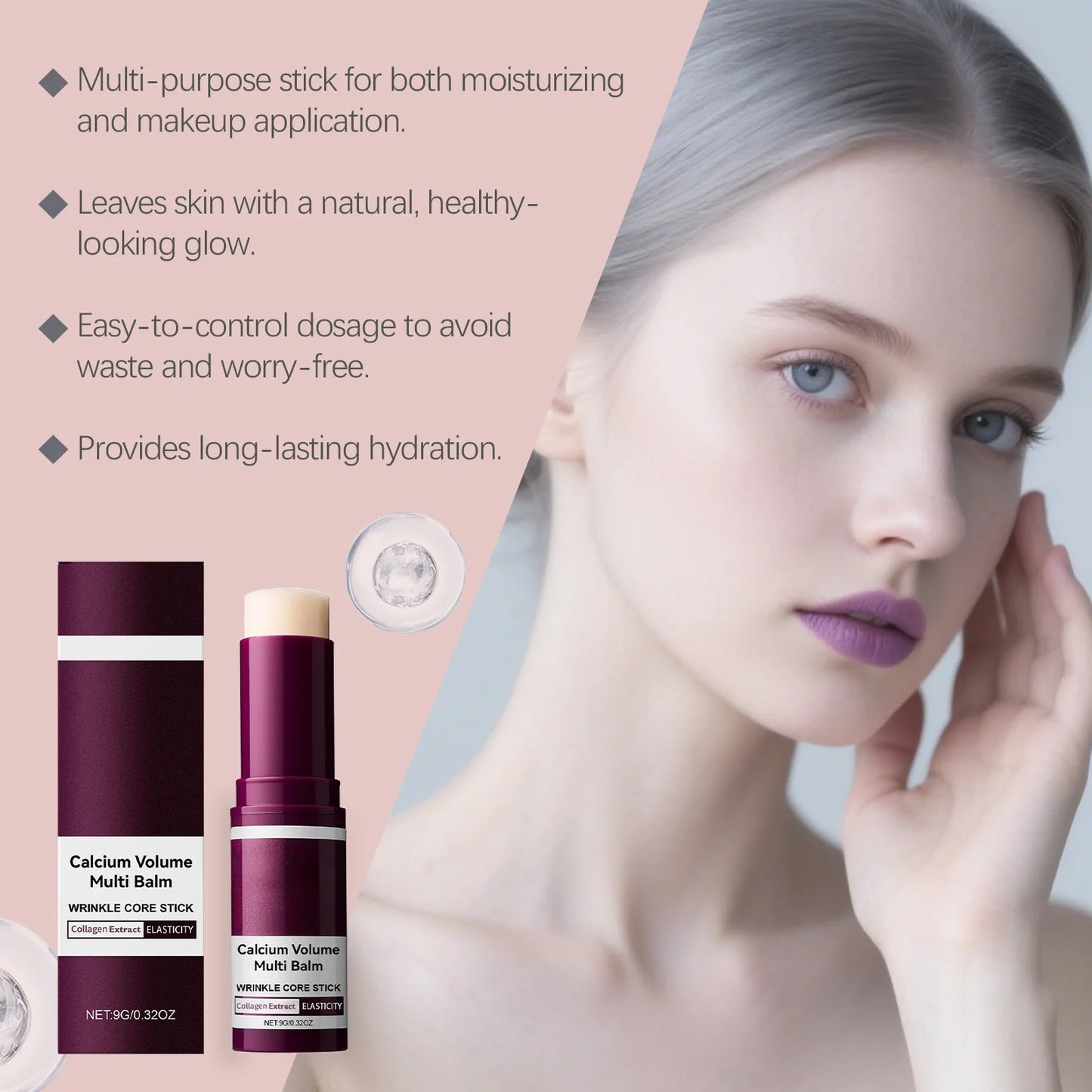 Anti-Aging Moisturizing Skincare Stick Firming Repairing Skin Deep Hydration Improving Fine Lines Brightening Skincare Stick