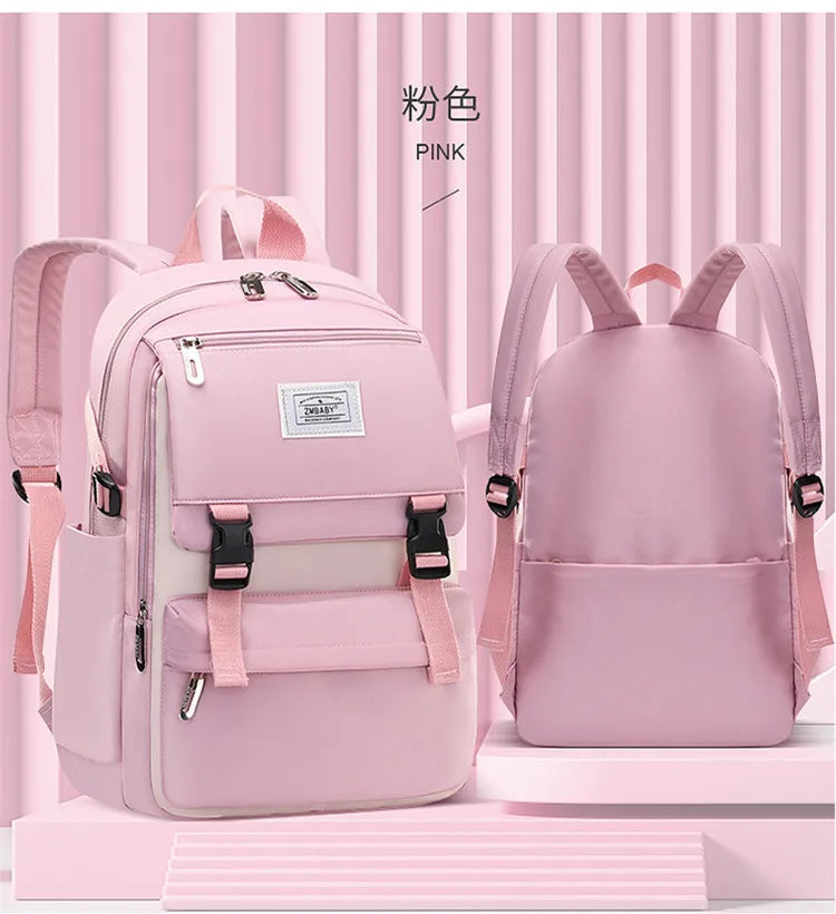 Backpack Children School Bag Back Pack For Boy Girl Kid Child Teenager Class Schoolbag Primary High Bookbag Female Women Teens