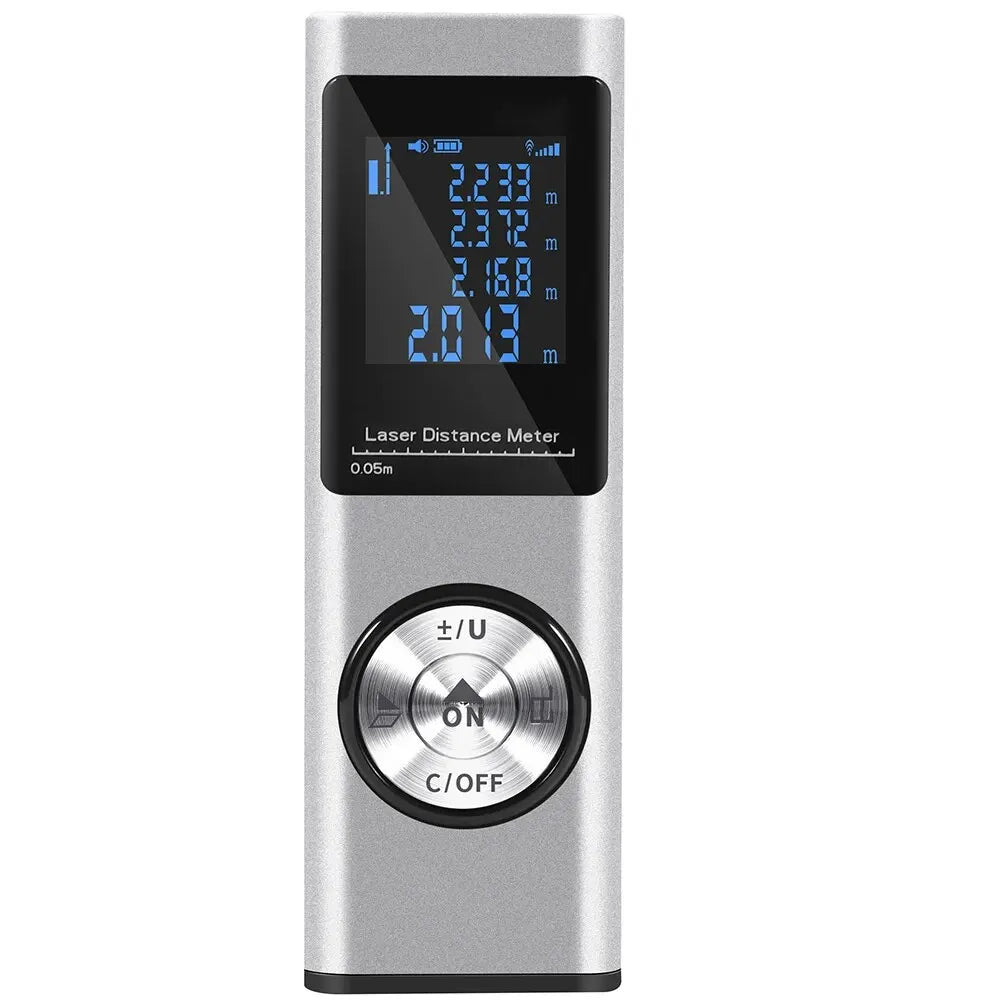 Mini Laser Rangefinder Laser Tape Measure Digital Laser Distance Meter Angle Measure Range Finder Portable Construction Tool