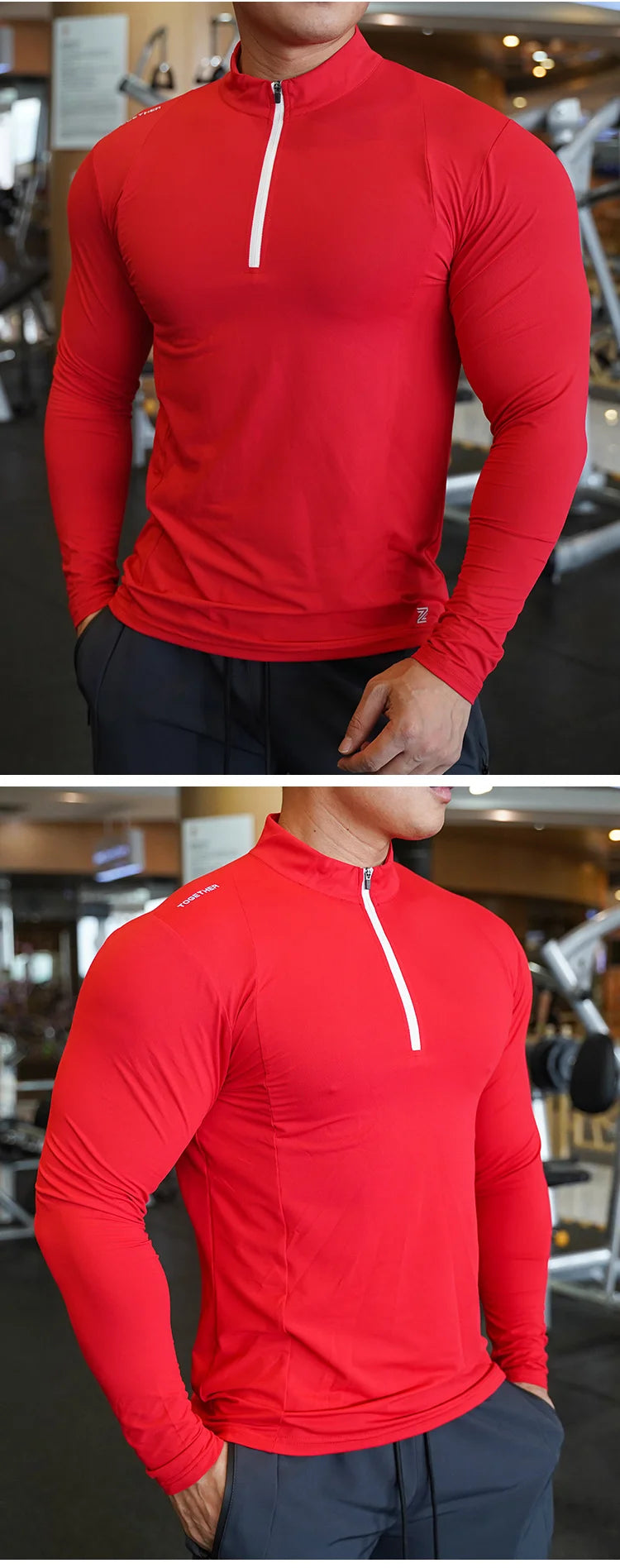 Autumn winter Compression Long Sleeve Men Running Fitness T shirt elastic Quick Dry comfort Sports Bodybuilding Training Shirts
