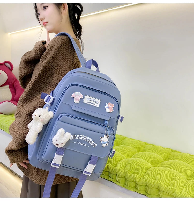 Backpacks Tuition Bag Pencil Case Crossbody Bag High Capacity School Bags 2024 Hot Sale for Girls and Boys Mochilas Escolares