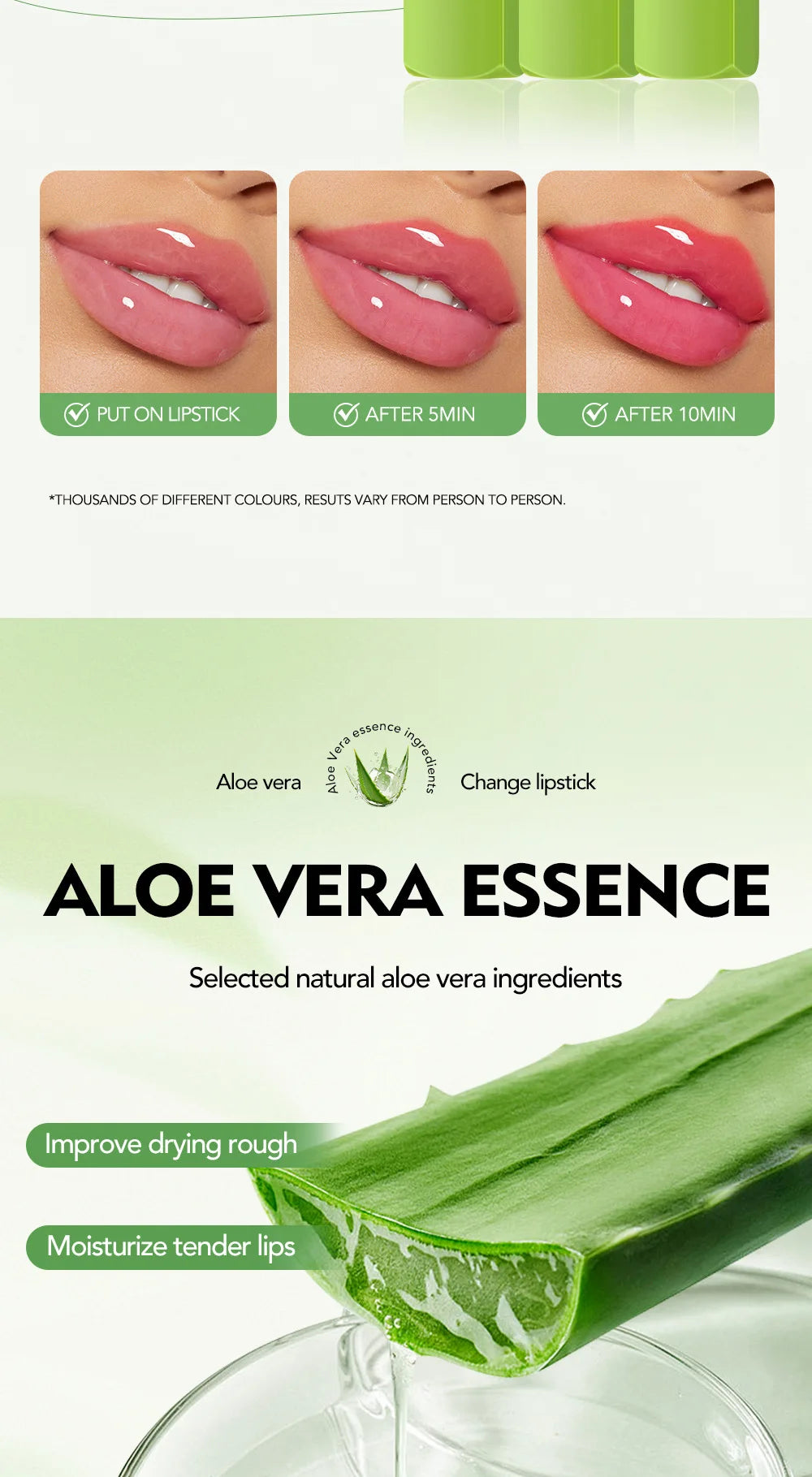 Colorful Lipstick Lipstick Waterproof Long-lasting Non Smudging Moisturizing Natural Lip Gloss Female Makeup