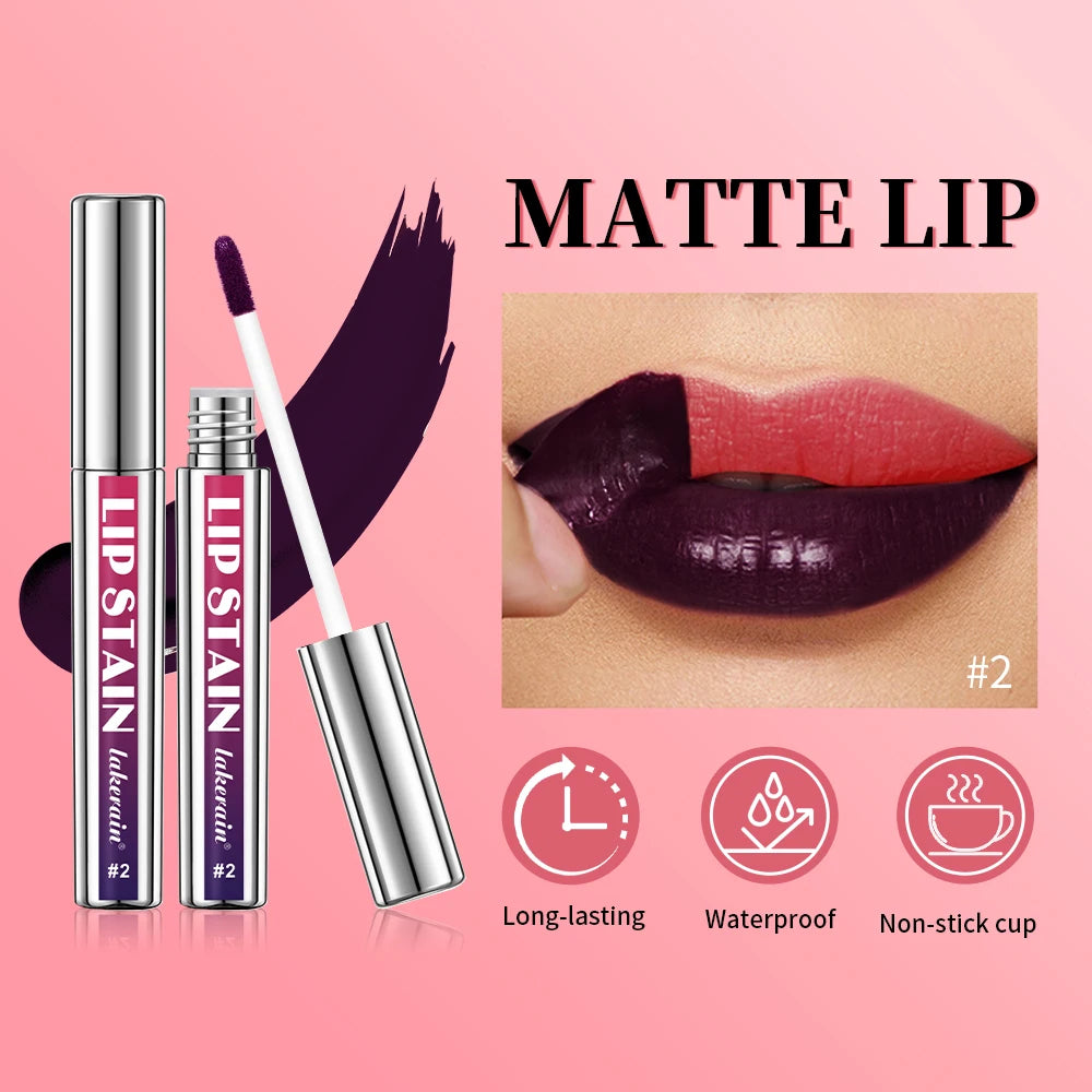 Matte Lip Tint Peel Off Lip Tints Stain Cosmetics Liquid Lipstick Lips Stick Free Shipping Makeup Ink Inks Gloss Pack Set