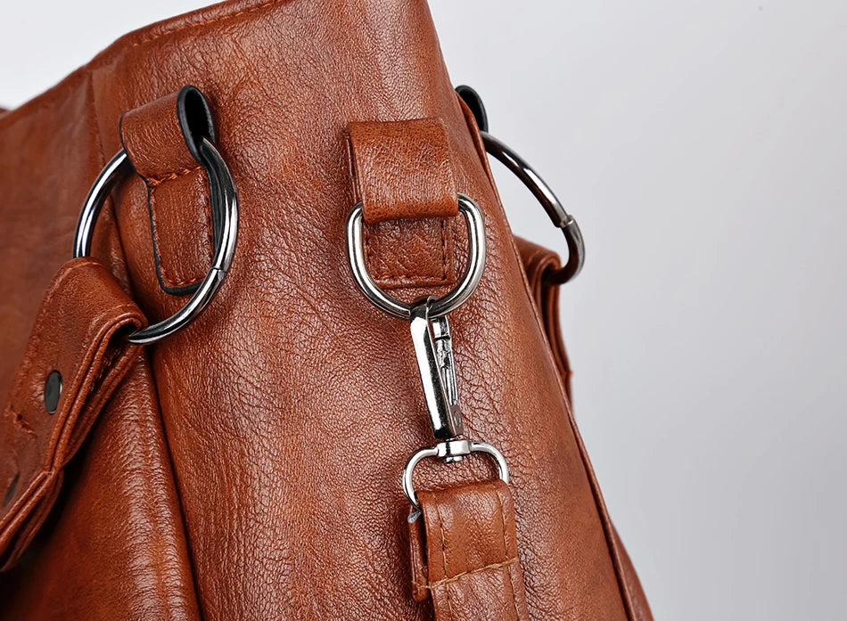 Fashionable Simple Handbag Famous Luxury Designer Women Tote Bag High Quality Soft Leather Large Capacity Women's Shoulder Bags