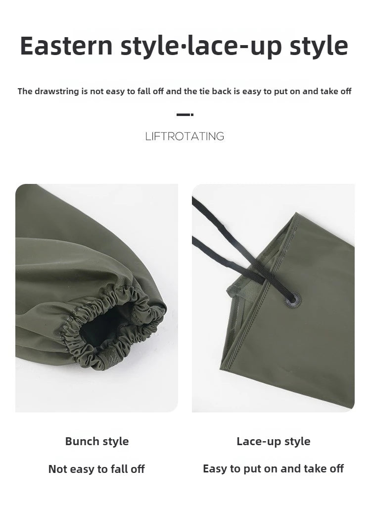 Warm fishing gloves, dishwashing, car washing, lengthened, non-slip, wear-resistant, waterproof, labor protection gloves