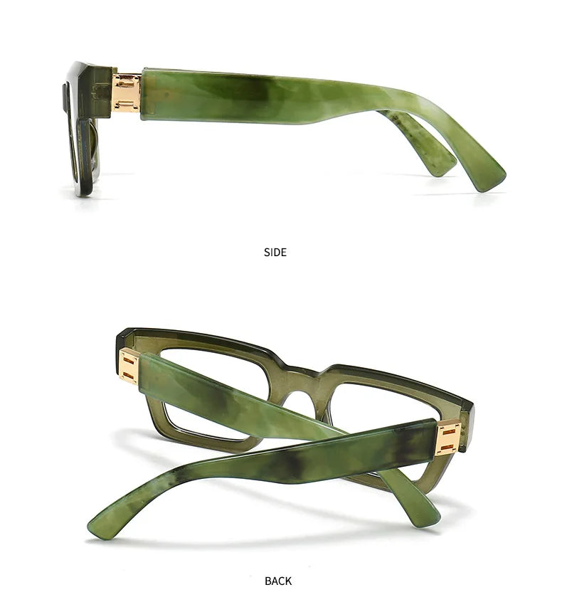 Brand Design Retro Reading Glasses for Man and Women Fashion Luxury Legs Large Size Square Presbyopic Eyewear Dioptric 0 to +6.0