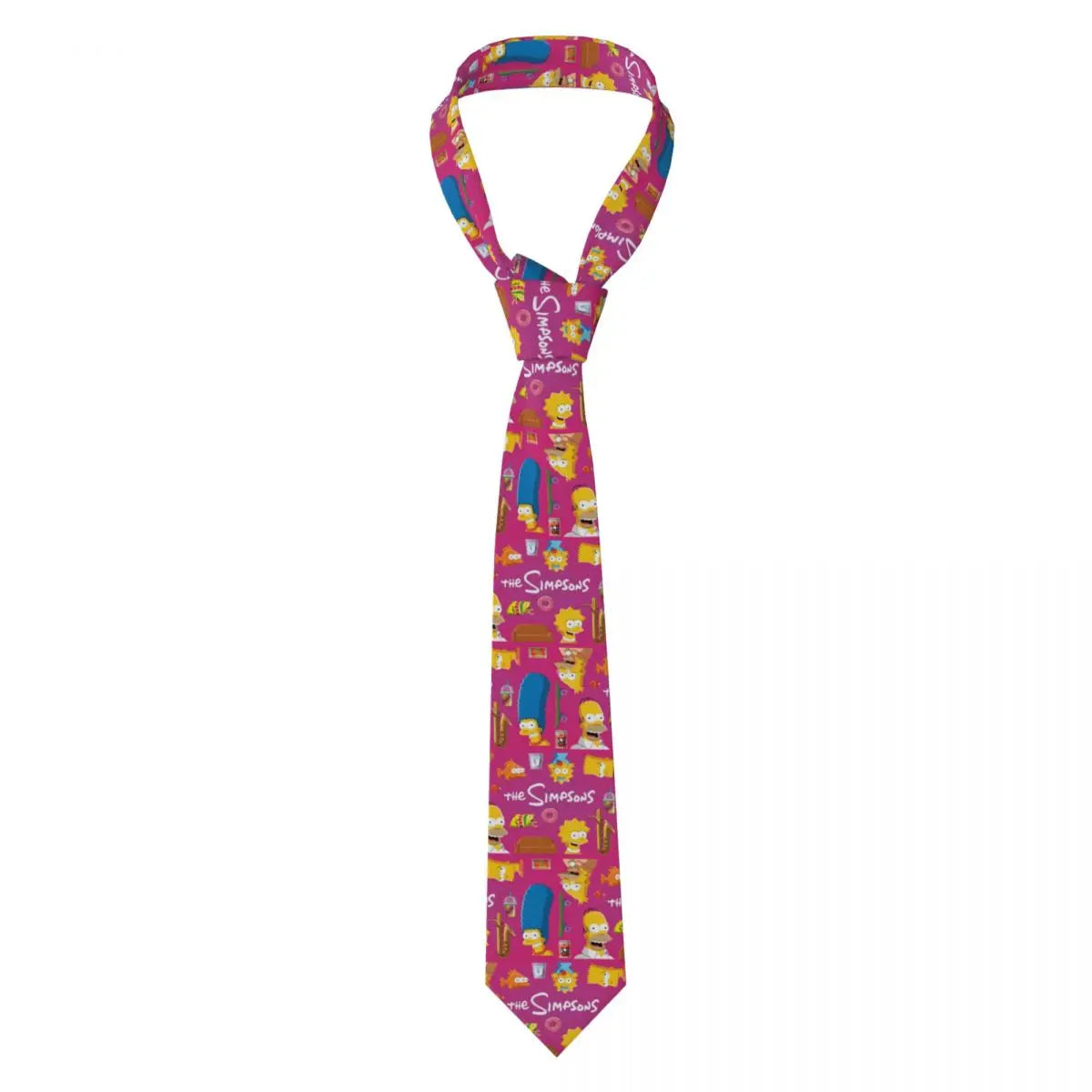 Personalized The S-Simpsones Homer Neck Ties Men Formal Silk Wedding Neckties