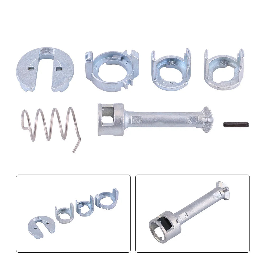 Front Left Right Door Lock Cylinder Repair Kit Replacement Parts for  E46 3 Series 1998-2005 Door Lock Repair