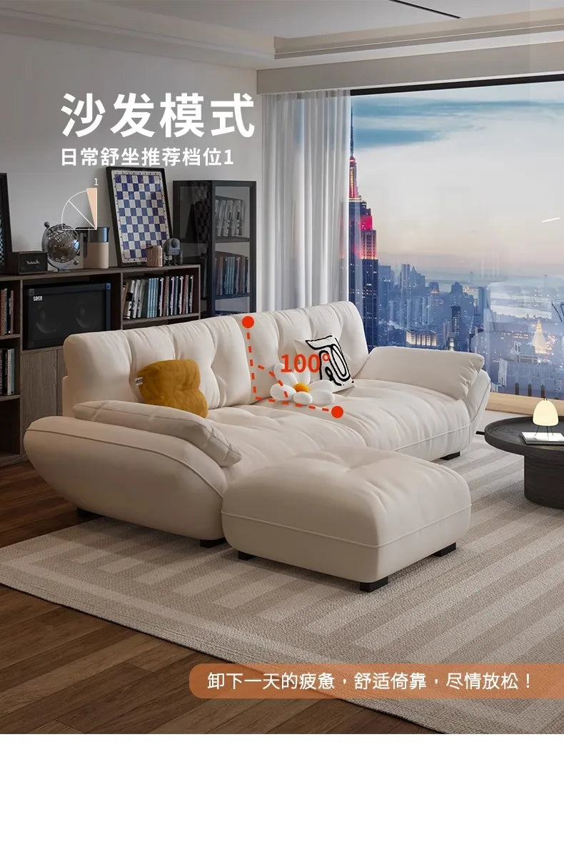 Recliner Floor Sofa Armrest Adult Minimalist Corner Modern Sofa Large Comfortable Muebles Para Habitacion Home Accessories