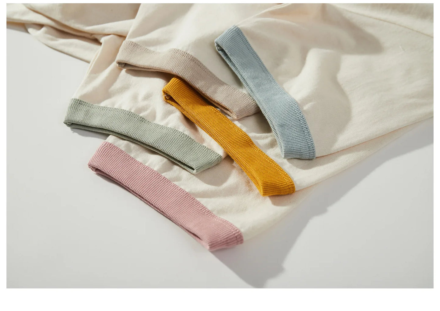 Summer New Couple Beach Tops  Fashion Casual Stitching Color Collar Tee Short Sleeve of Unisex Cotton Comfortable O-Neck T-shirt