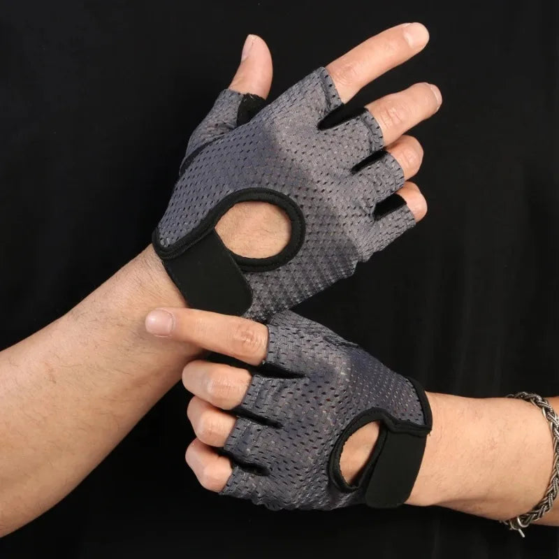 Weight Lifting Gloves Full Palm Protection, Workout Gloves for Gym, Cycling, Exercise, Breathable, Super Lightweight for Mens An
