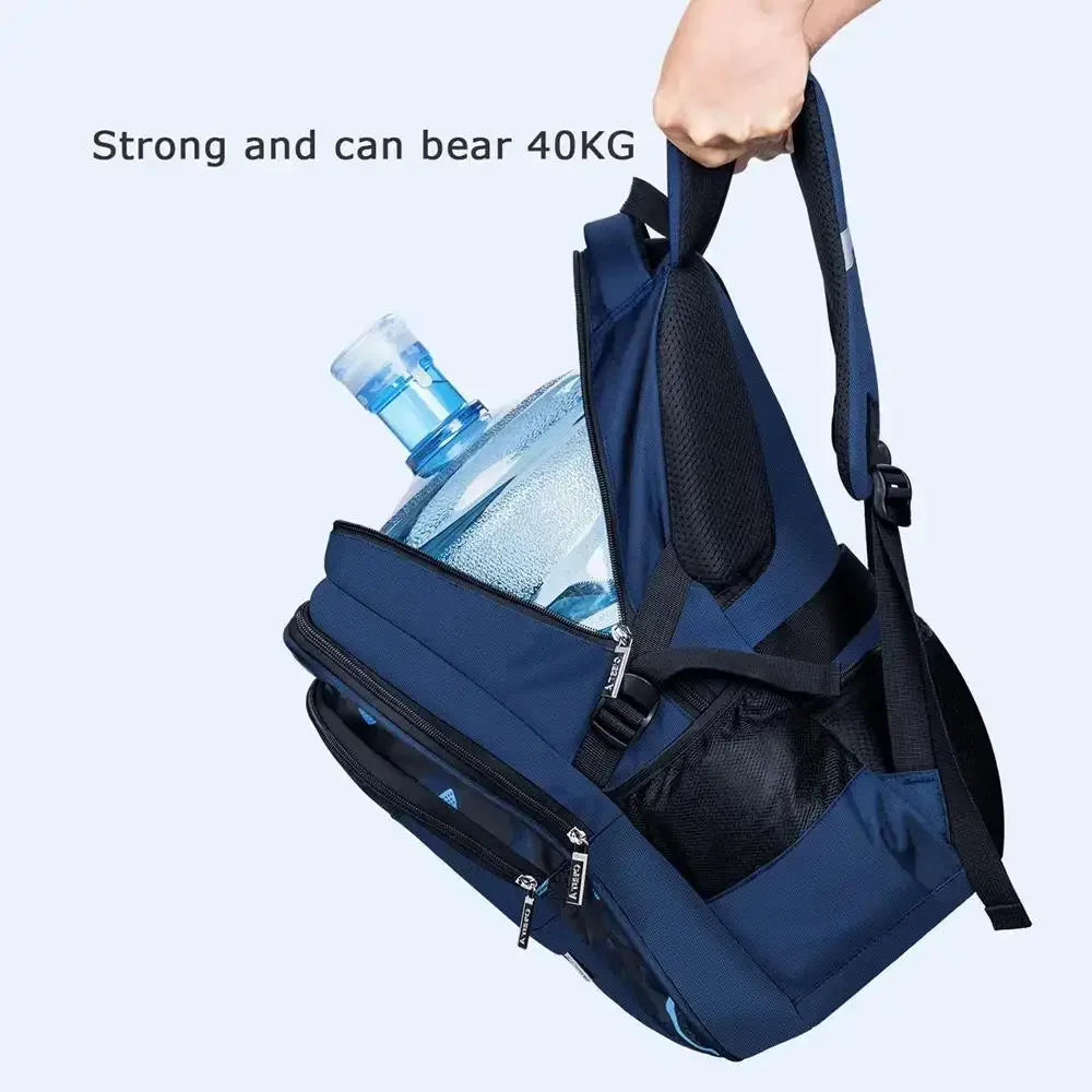 Waterproof Children School Backpack, Casual Primary Schoolbag Book Bag for Boys Daily School Use