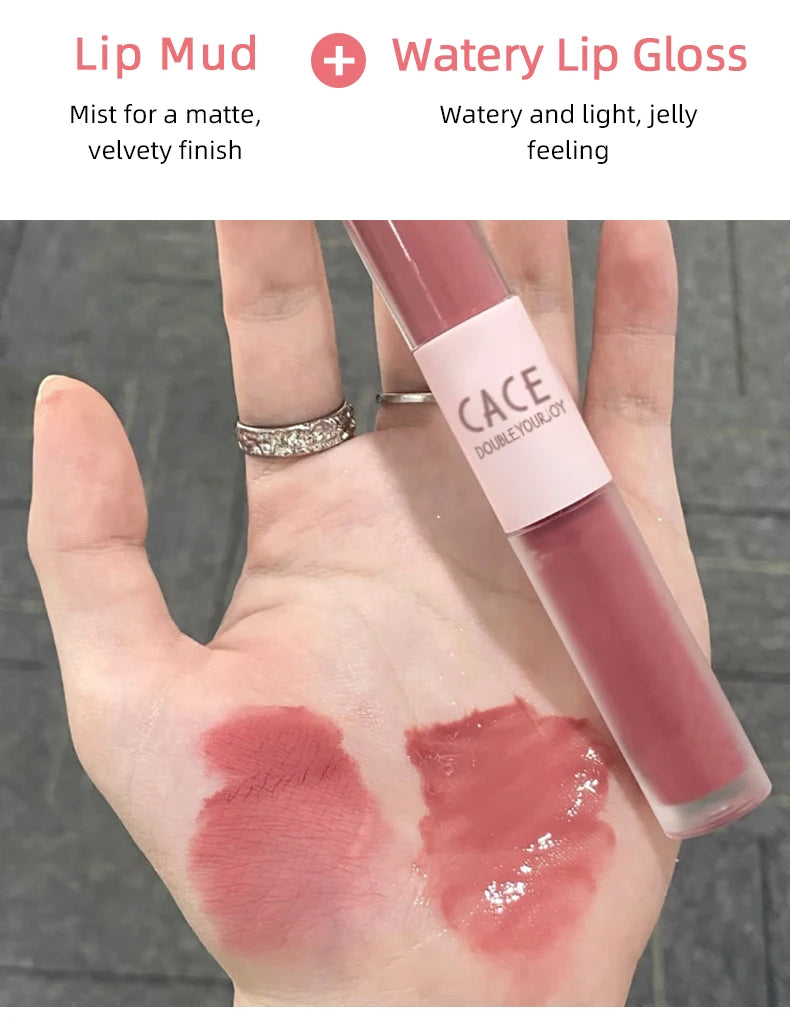 6 Colors Sexy Red Liquid Lipstick Moisturizing Lip Glaze Tint Long Lasting Matte Lip Mud Waterproof Velvet Lipstick Lips Makeup