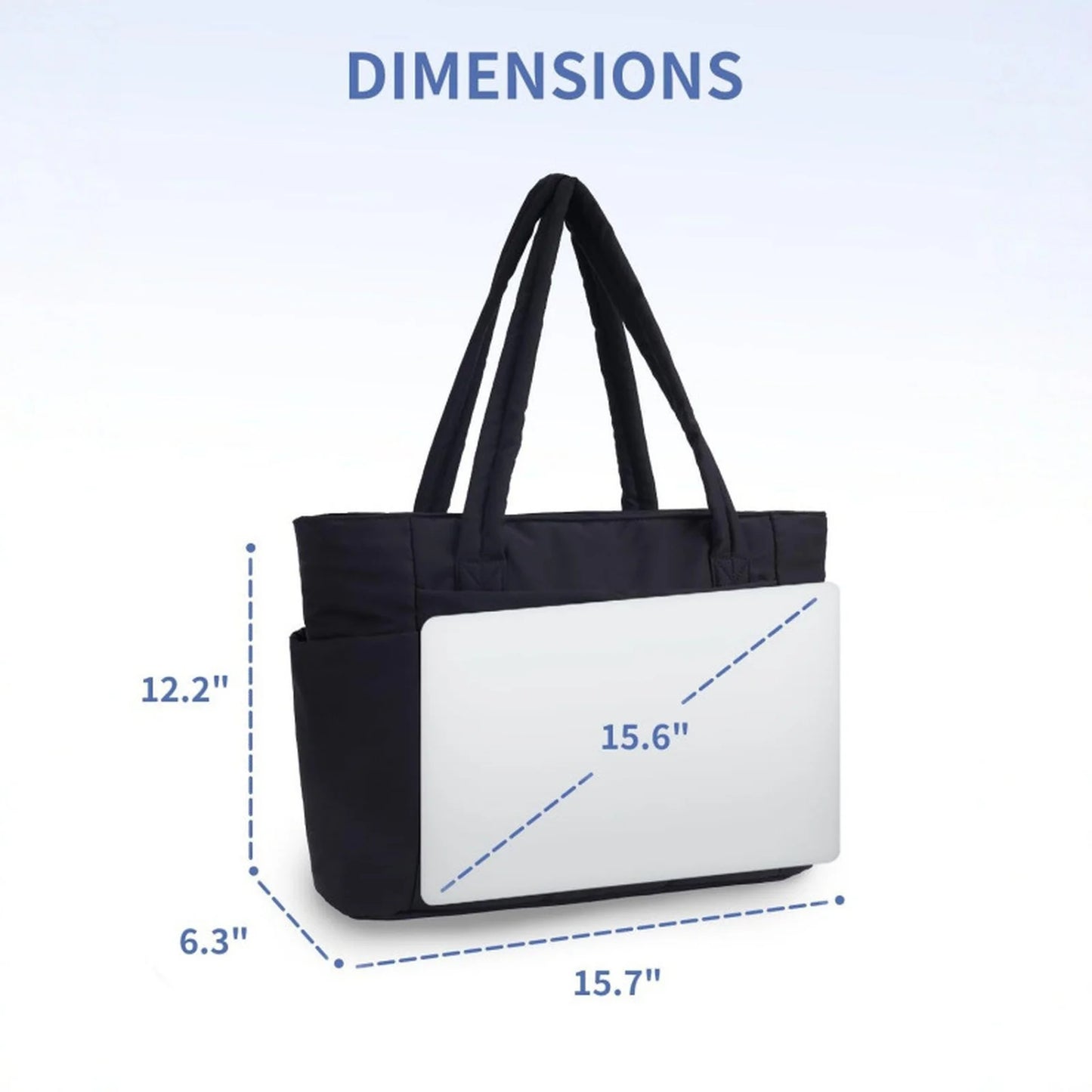 Tote Bags Packet Pouch Women'S Portable Shoulder Handbags With Cup Holder Laptop Outdoor Travel Work Camping Hiking Bags