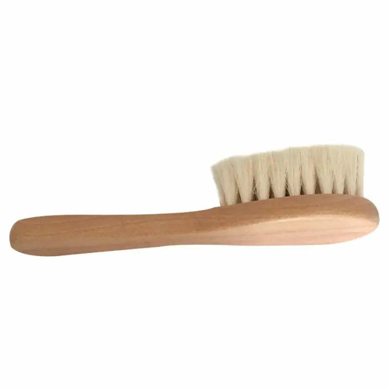 Baby Hair Brush Wooden Handle Head Massage Comb Portable Bath Care Comb Accessories Supplies for Newborns