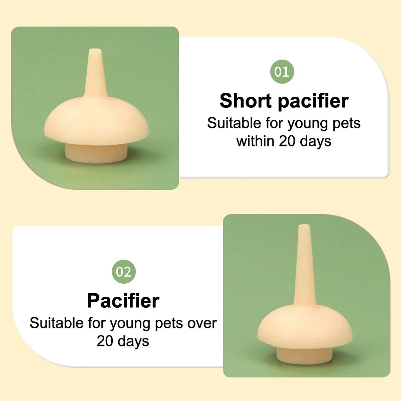 Pet Kitten Feeding Bottle Nipple Feeder Can Squeeze Liquid Milk Nursing Bottle For Newborn Dogs Puppies Rabbits Hamster Cat