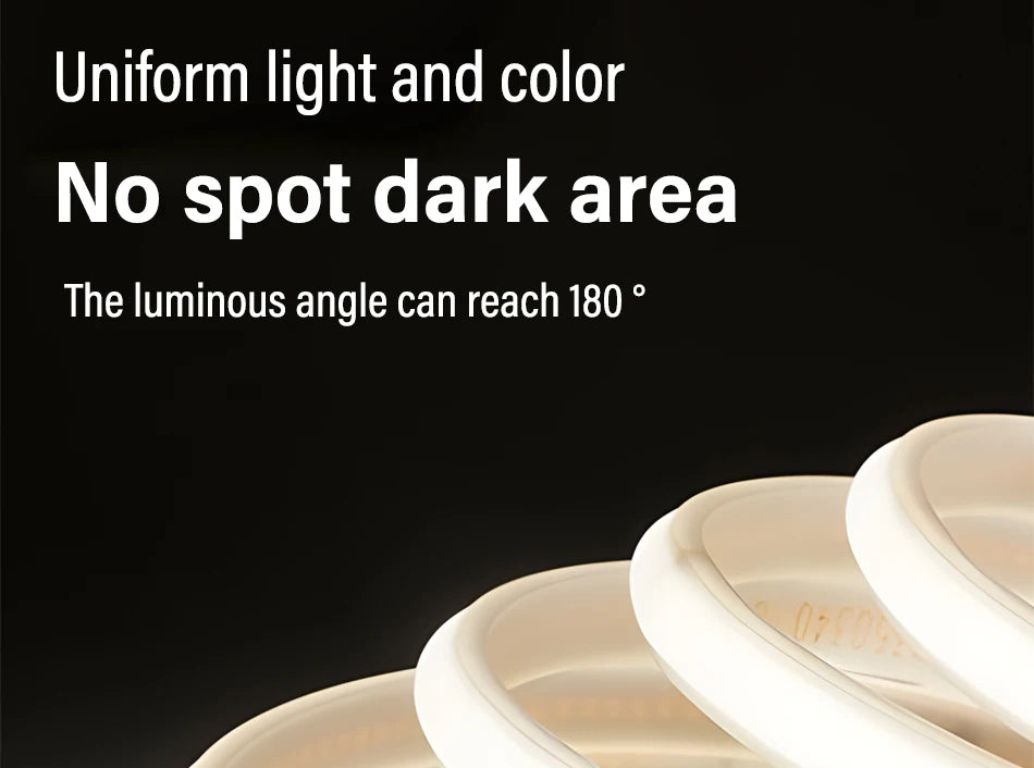 led Strip Brightness Waterproof COB LED Strip 220V Flexible Ribbon for Room Bedroom360 LEDS/m Kitchen Outdoor Garden Lighting