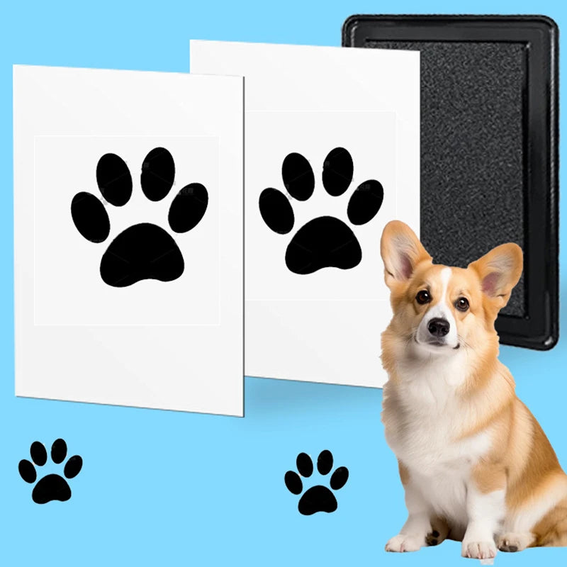 Pet Printing Station Pet Memory Unique Dog Cat Paw Prints Pad Newborn Baby Clean Recyclable Inkless Hand & Foot Print Ink Pad
