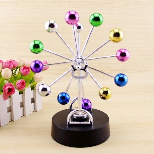 Creative Rotating Ferris Wheel Perpetual Motion Apparatus Simple Newton Pendulum Ball Physical Magnetic Balance Wobbler Gifts
