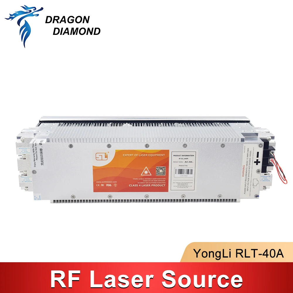 YongLi Co2 RF Laser Source RLT-35A/40A/45A 10600um For Co2 Marking Machine